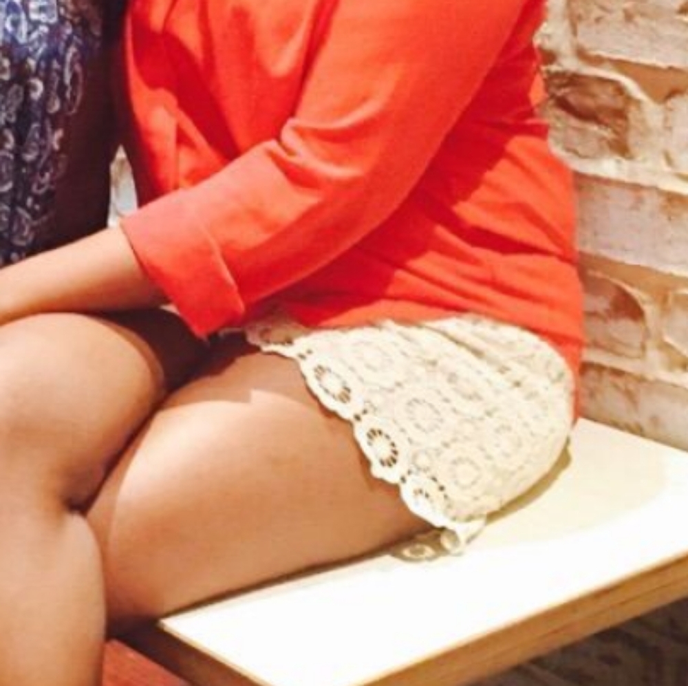 Design Lab Lace shorts